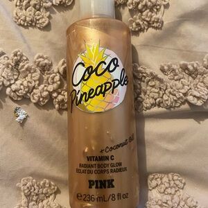 Victoria's Secret Coco Pineapple Radiant Body Glow - Pink and Gold